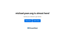 Tablet Screenshot of michael.yoon.org